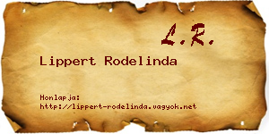 Lippert Rodelinda névjegykártya